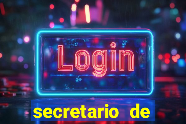 secretario de esporte salario